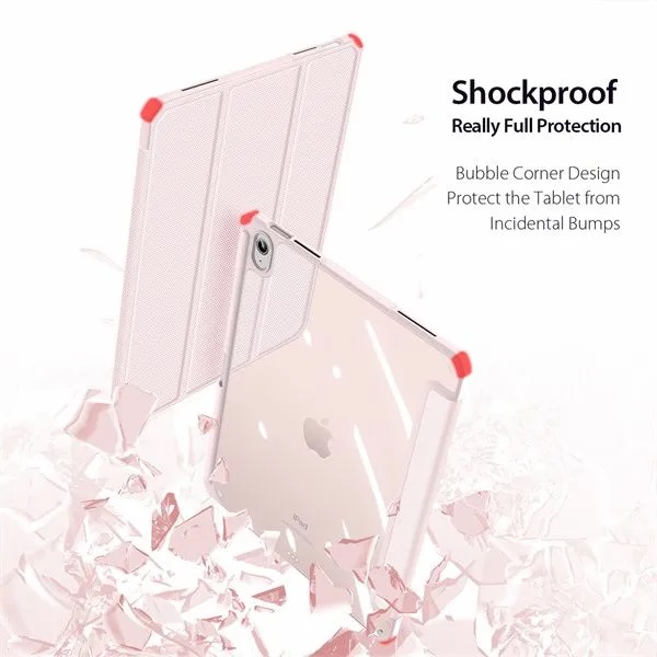 Чехол-книжка Dux Ducis для iPad 10.9 (2022)/11 (2025 A16) Domo Toby Series Pink