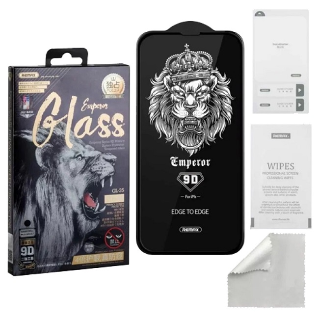 Защитное стекло Remax 2.5D Full Cover Black (Приватное) для iPhone 13/13 Pro/14/16e/17e