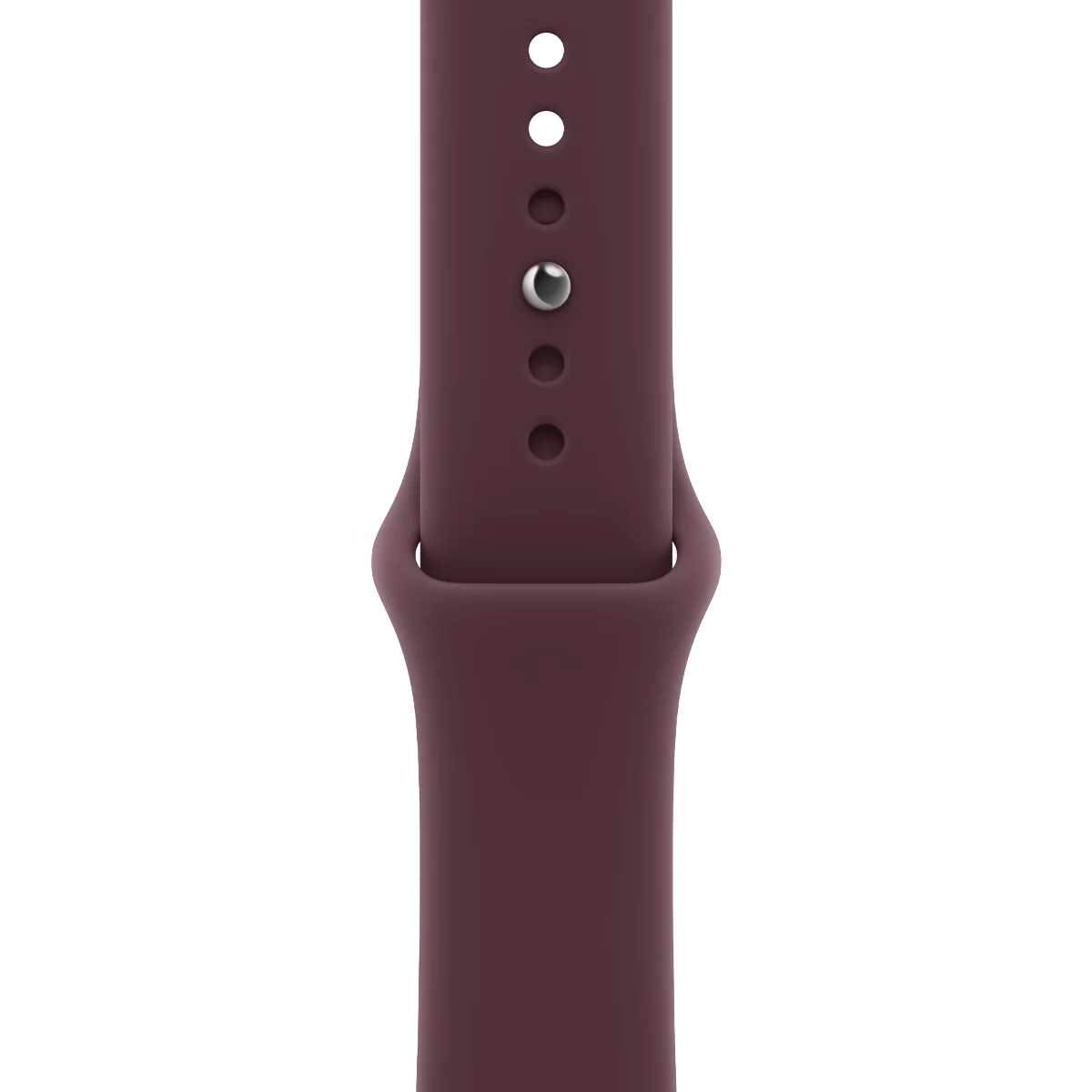 Умные часы Apple Watch Series 12 GPS + Cellular, 42mm Radiant Gold Titanium Case with Burgundy Sport Band - S/M