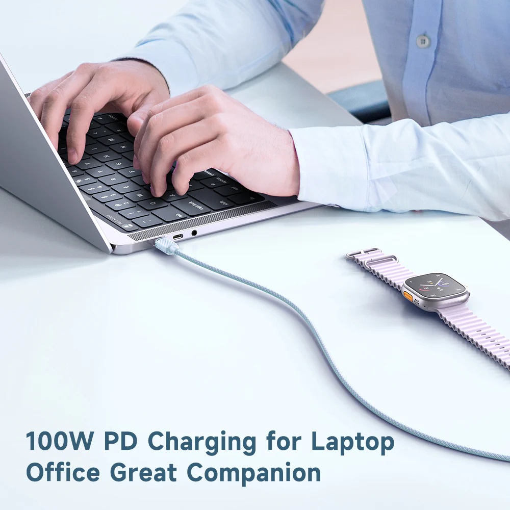 Кабель Mcdodo PD (CA-3670) 100W Type-C to Type-C 1.2m Gray