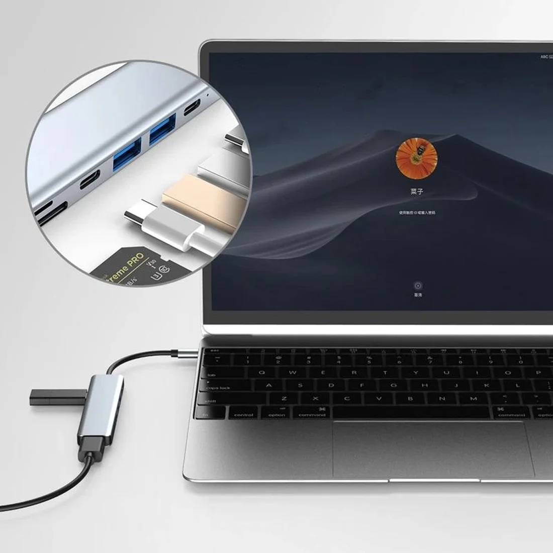 USB-концентратор DECOME USB-C 7-in-1 Hub